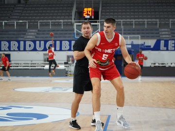 Тренування Прометея напередодні гри з БК Брешія. 7DAYS EuroCup.