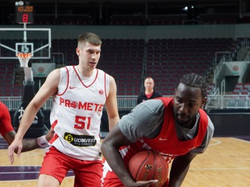 Тренування БК Прометей напередодні гри з Бурсаспор. 7DAYSEuroCup