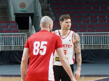 Тренування Прометея напередодні гри з БК Ховентут. EuroCup